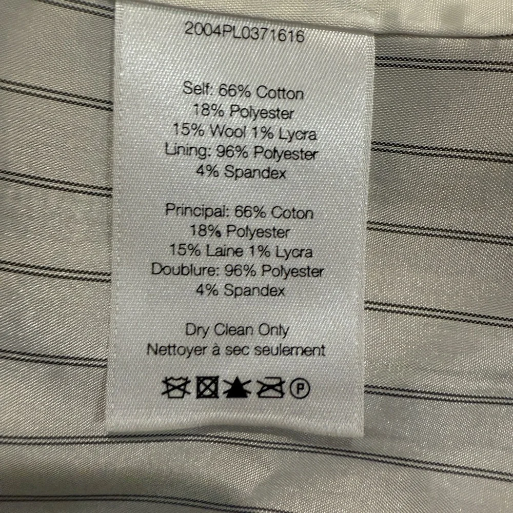 Veronica Beard GIA Dickey Jacket / Blazer  - Grey/Navy Plaid – Women’s Size 2 - Picture 6 of 11